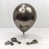 18100/10	Шарики воздушные из латекса "Хром" 11"/28см (50 шт.) 2,8г Тёмно-серый 1/120