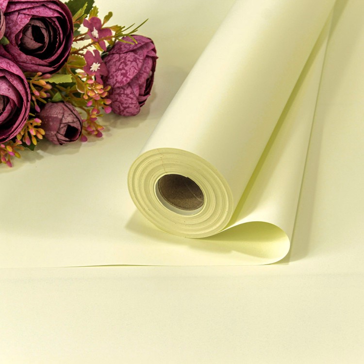 1838/17 Плёнка 58см 800г матовая "Корейская" 65мкм Бежевый-17 1/12