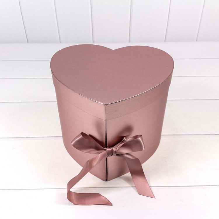 720789/1 Коробка "Сердце" 25*13*19 "Сюрприз" Розовый 1/18