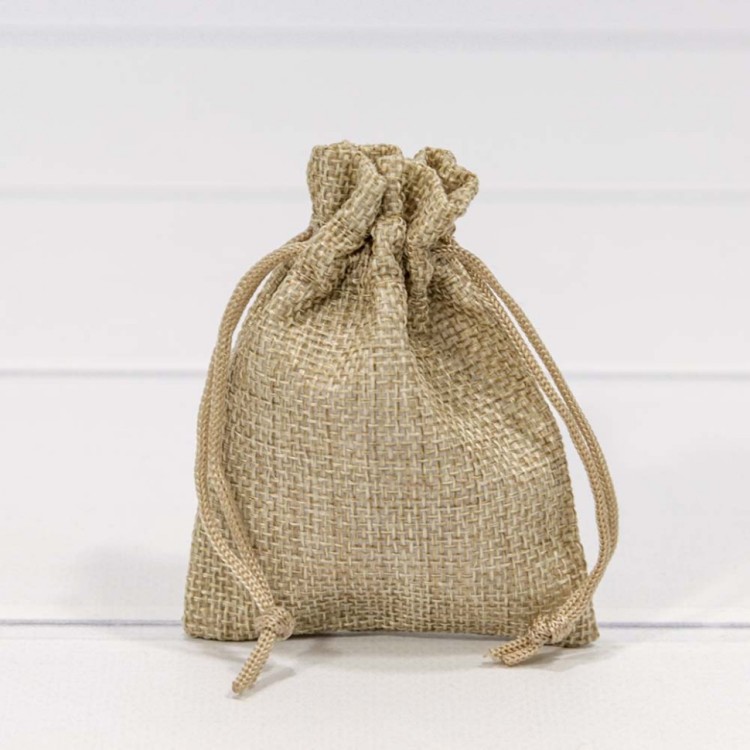 000809J/10 Мешочки из искусственного льна 7*9 1/50 1/3000