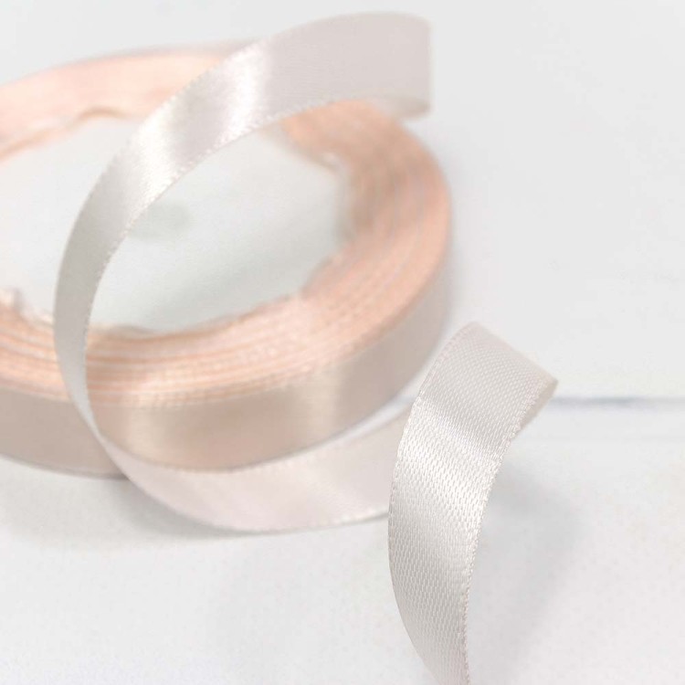 562-12/63 Лента Атласная Сатин 1,2см*25ярд Светло-розовый 1/10 1/600