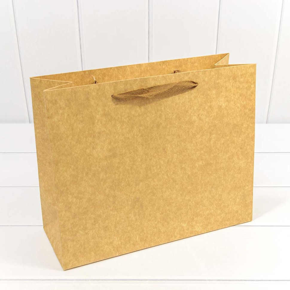 000221CA Пакет подарочный крафт "Люкс" 210 г 32*26*12 см 1/20 1/240