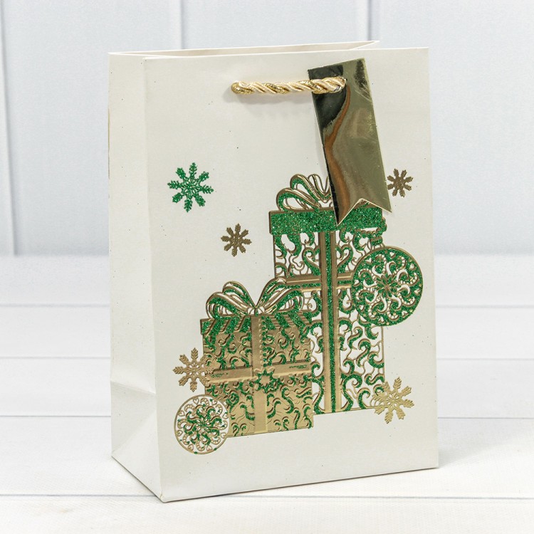 300434G Пакет подарочный "Новый год" (микс 434) 14*20*8 210г 1/20 1/480