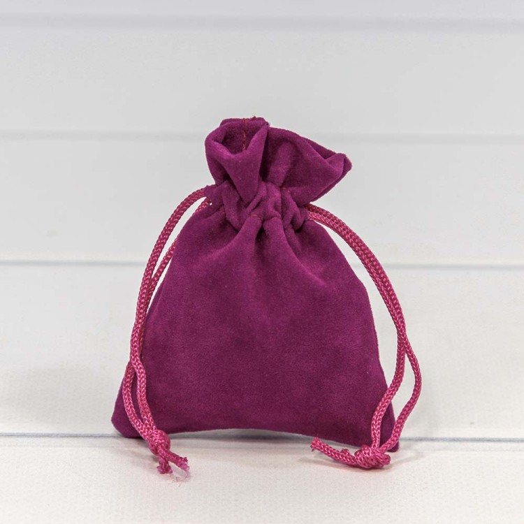 000811J/9 Мешочки бархатные 7*9 Красно-пурпурный 1/50 1/3000