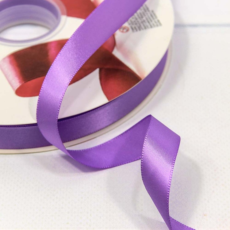 556-15/463 Лента Атласная Полиэстер класс А 1,5см*100ярд Аметистовый 1/13 1/52