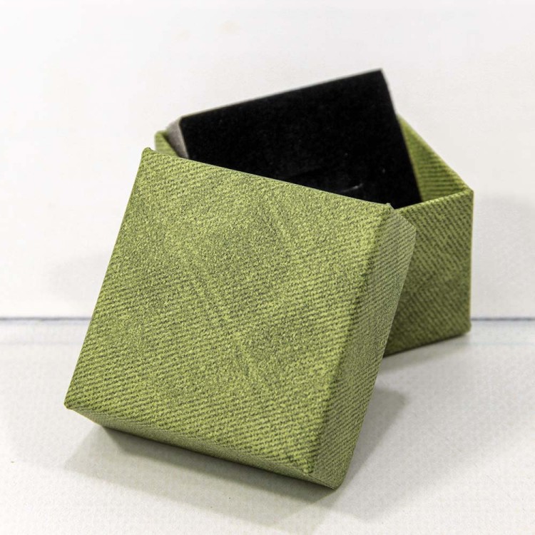 62355/1 Коробка Квадратная 5*5*3,5 Зелёный 1/24 1/720