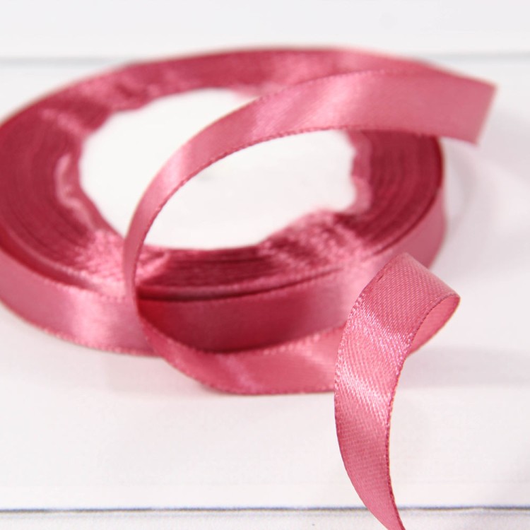 562-12/127 Лента Атласная Сатин 1,2см*25ярд Лиловый-127 1/10 1/600