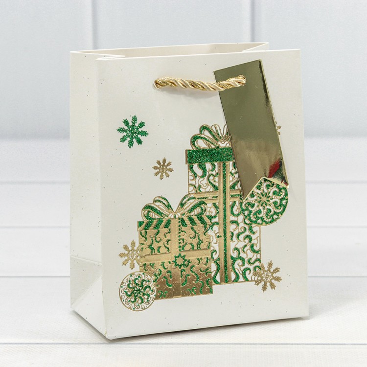 300434H Пакет подарочный "Новый год" (микс 434) 12*15*6,7 210г 1/20 1/480