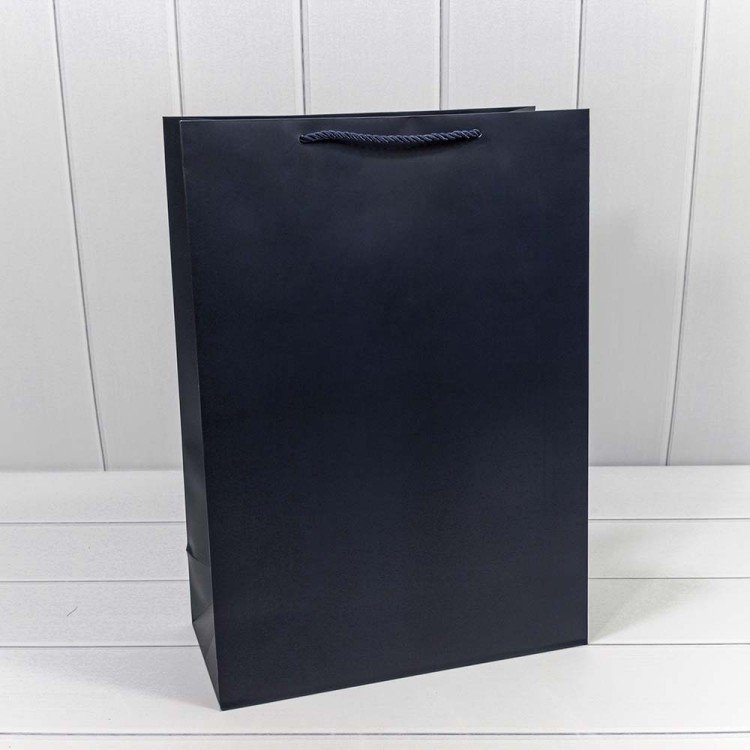 300480A/7 Пакет подарочный "Фактура" Синий 32*45*15 210г 1/20 1/120