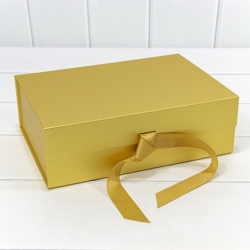 721226/0057 Коробка Прямоугольная 28,2*20*9,2 складная на магнитах Золотой 1/48