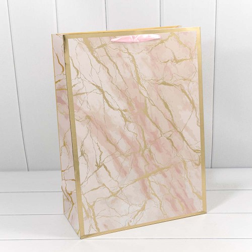 300397A Пакет подарочный "Мрамор" (микс) 32*45*15 210г 1/20 1/80 