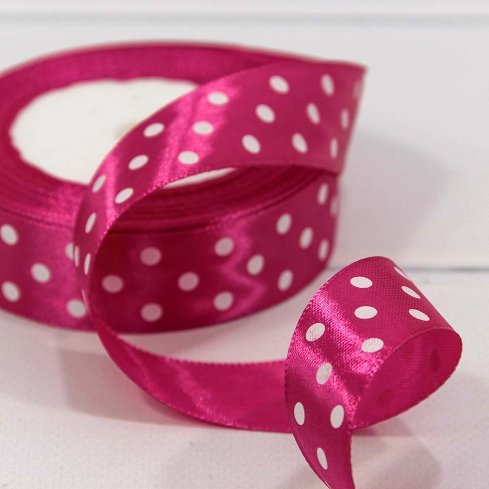 560-25/72 Лента Атласная Горох 2,5см*25ярд Вишнёвый 1/5 1/300 560-25/72 Лента Атласная Горох 2,5см*25ярд Вишнёвый 1/5 1/300