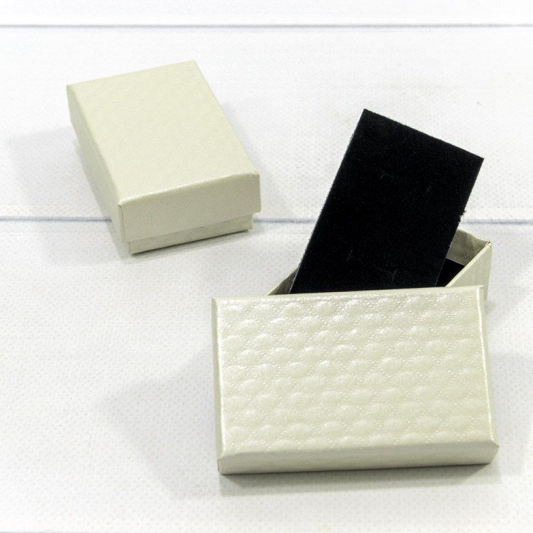 62785/3 Коробка Прямоугольная 8*5*2,5 "Ромбики-2" Бежевый 1/24 1/360