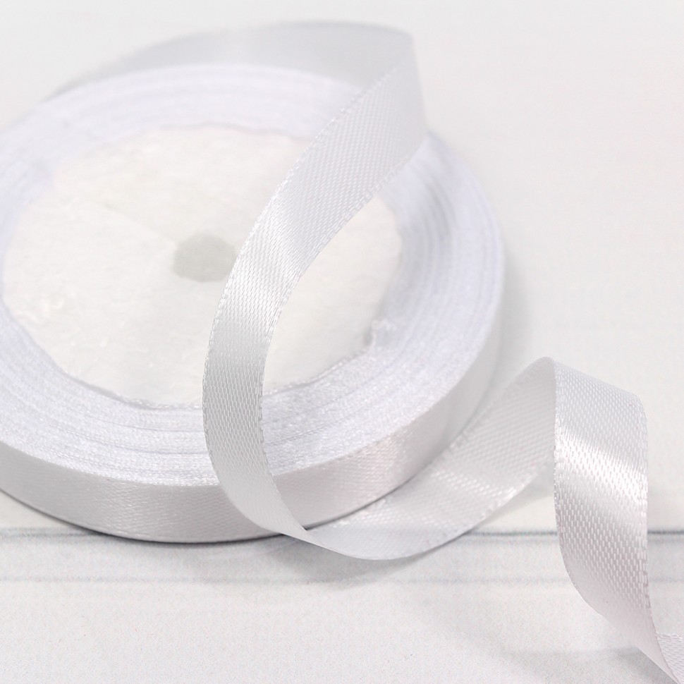 562-12/01 Лента атласная (сатин) 1,2 см*25 ярдов белый 1/10 1/600 562-12/01 Лента атласная (сатин) 1,2 см*25 ярдов белый 1/10 1/600
