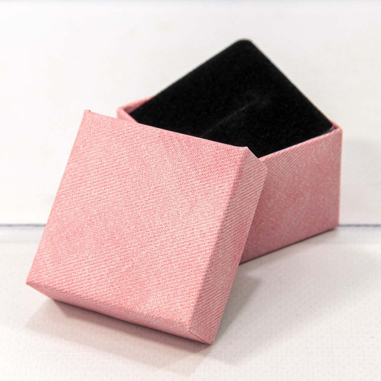 62355/6 Коробка Квадратная 5*5*3,5 Розовый 1/24 1/360