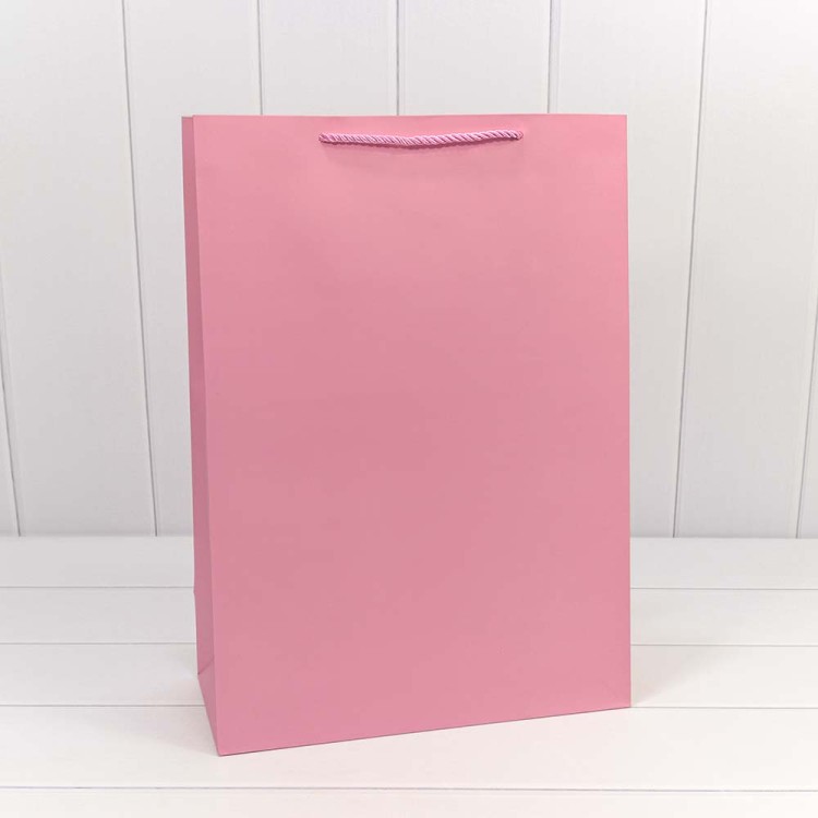 300480A/9 Пакет подарочный "Фактура" Розовый 32*45*15 210г 1/20 1/120