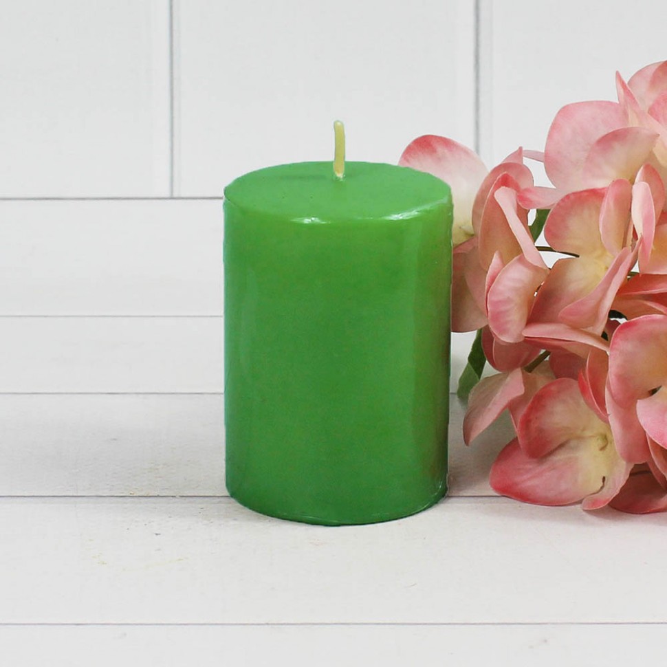 1381612100 Цилиндр 50 Н70 свеча парафиновая, светло-зеленый, шт