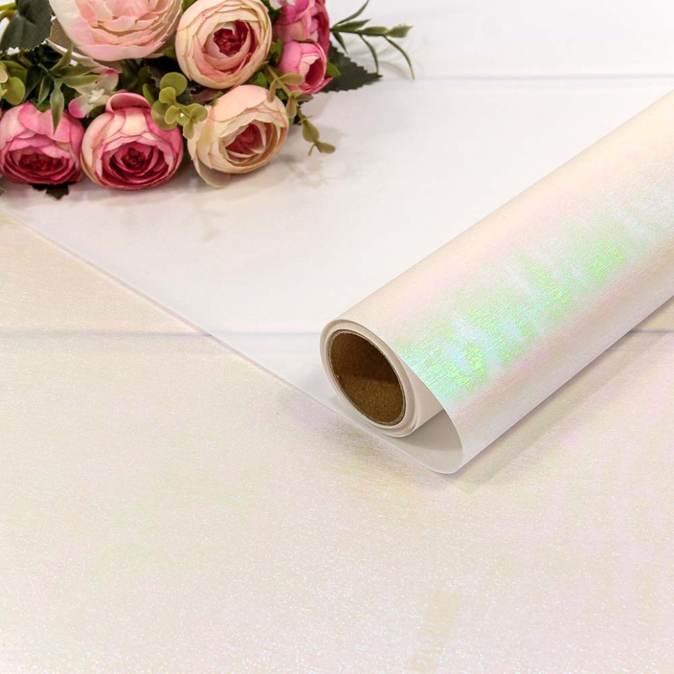 1642/1 Плёнка 0,58*5м "Хамелеон" 70мкм Белый 1/30