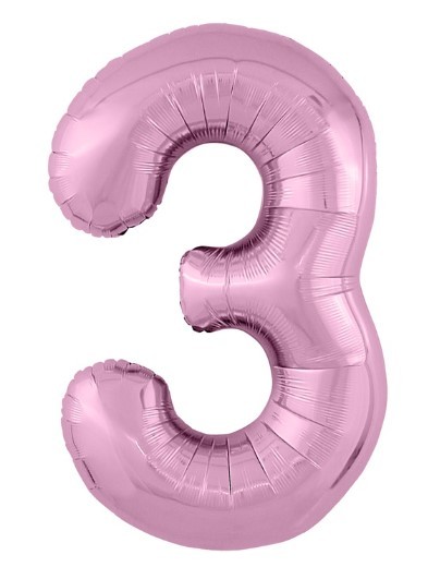 1207-4904 Р ЦИФРА 3 40" Металлик Flamingo