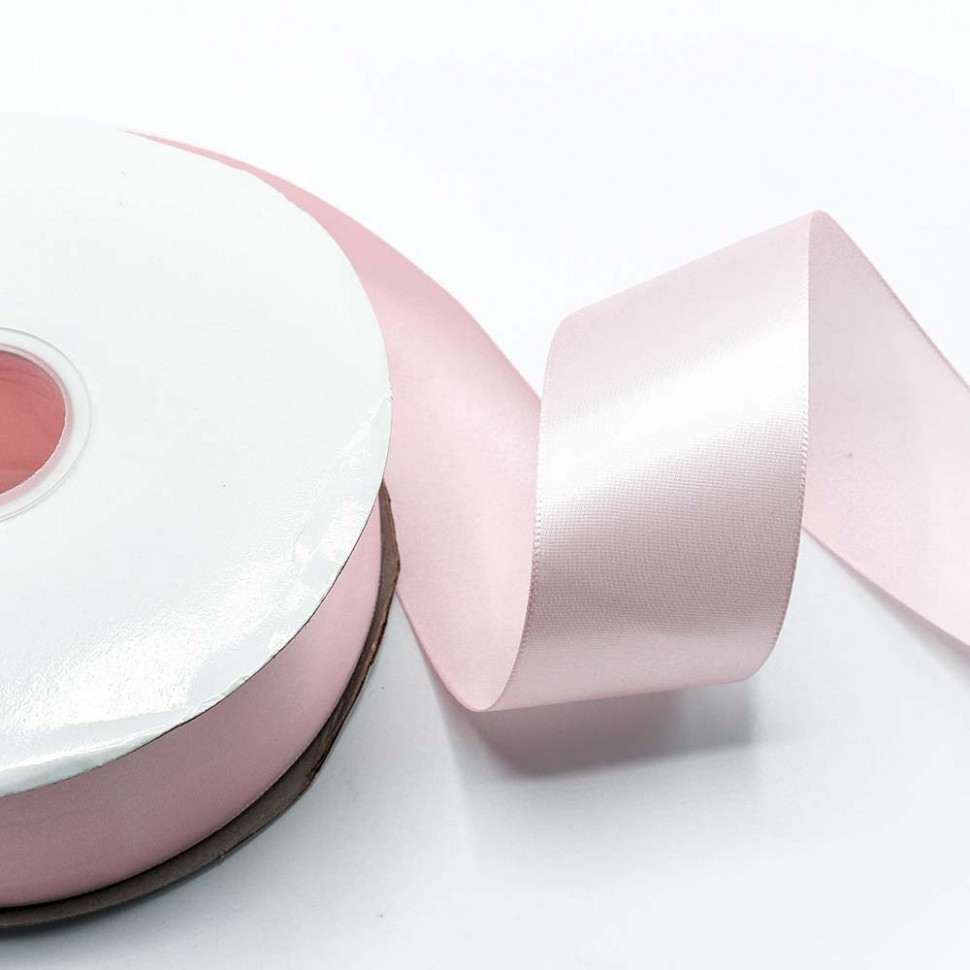 556-50/117 Лента атласная полиэстер 5 см *100 ярдов светло-розовый 1/7 1/28 556-50/117 Лента атласная полиэстер 5 см *100 ярдов светло-розовый 1/7 1/28