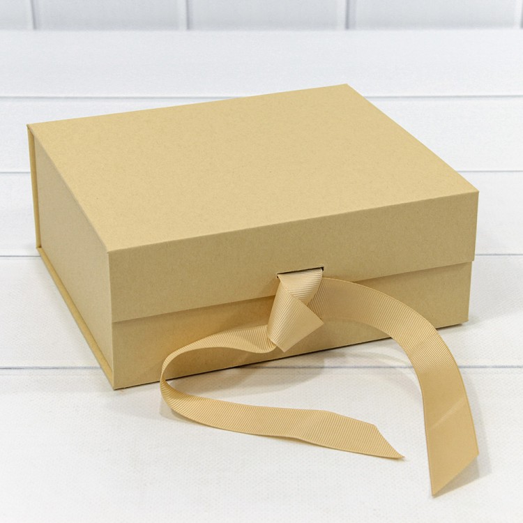 721225/1954 Коробка Прямоугольная 20*18*8 складная на магнитах Крафт 1/60