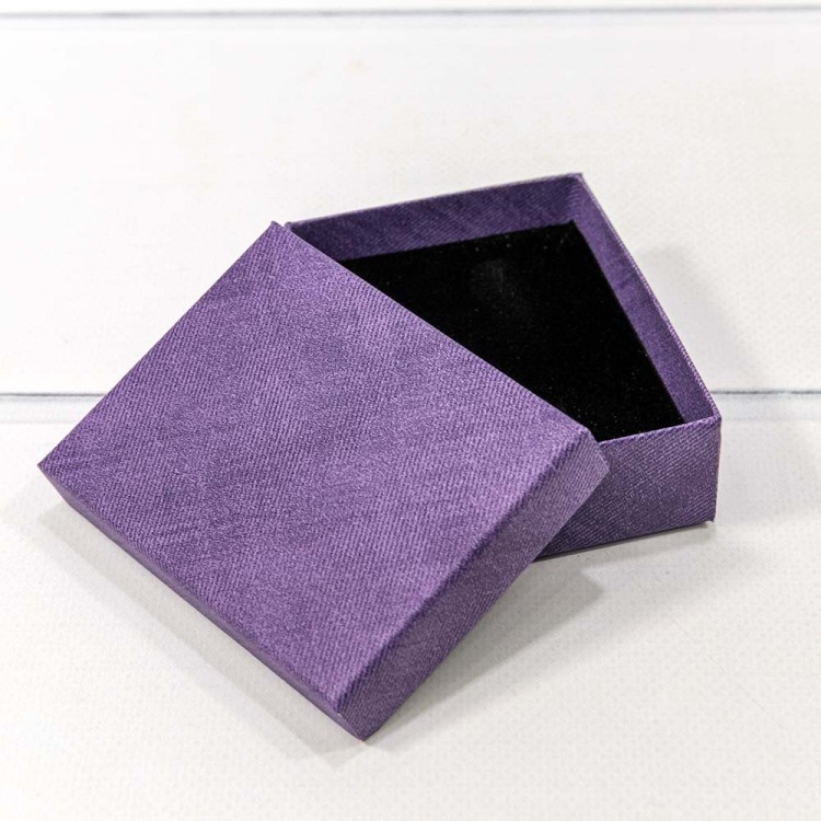 62379/3 Коробка Прямоугольная 9*7*2,8 Фиолетовый 1/12 1/480