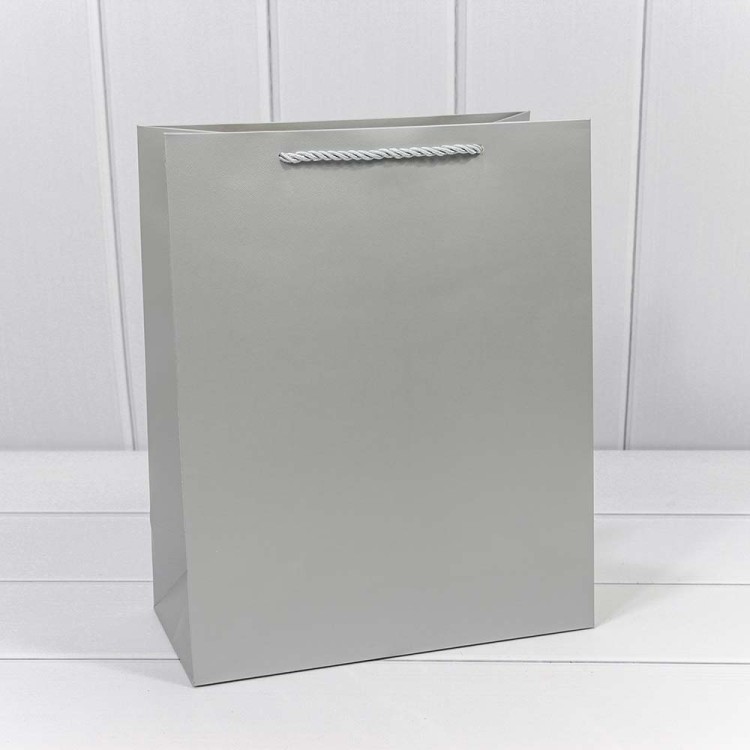 300480C/3 Пакет подарочный "Фактура" Серебряный 26*32*13 210г 1/20 1/240