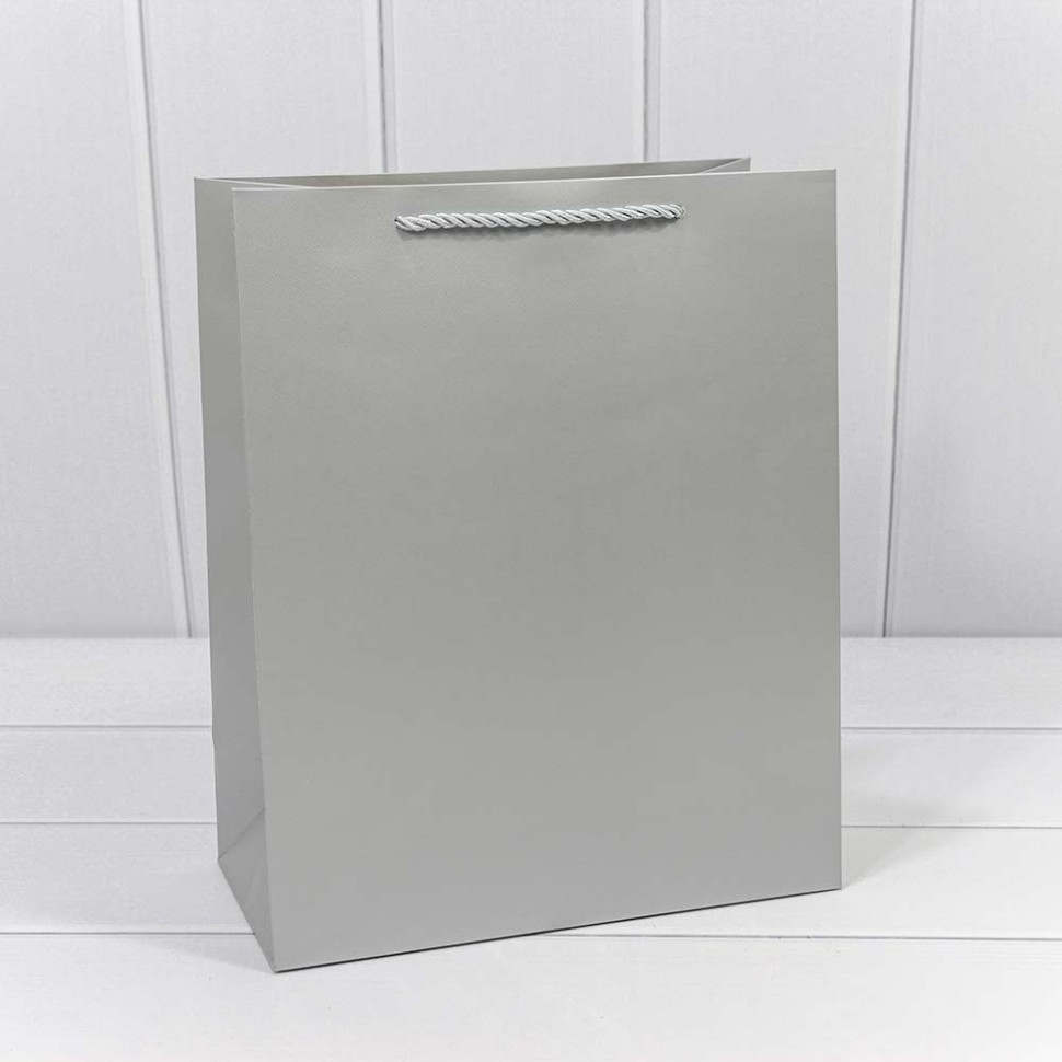 300480C/3 Пакет подарочный "Фактура" Серебряный 26*32*13 210г 1/20 1/240