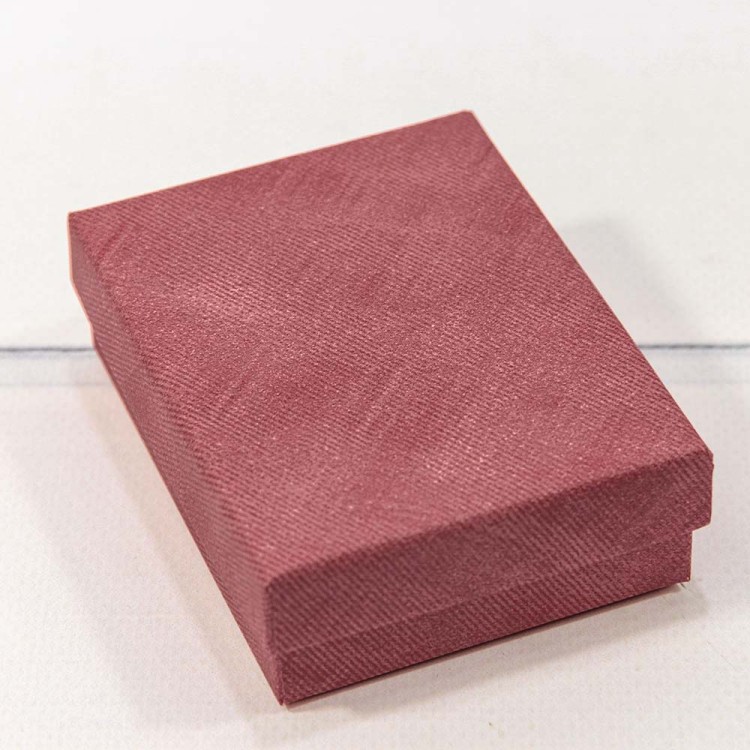 62379/8 Коробка Прямоугольная 9*7*2,8 Тёмно-красный 1/12 1/480