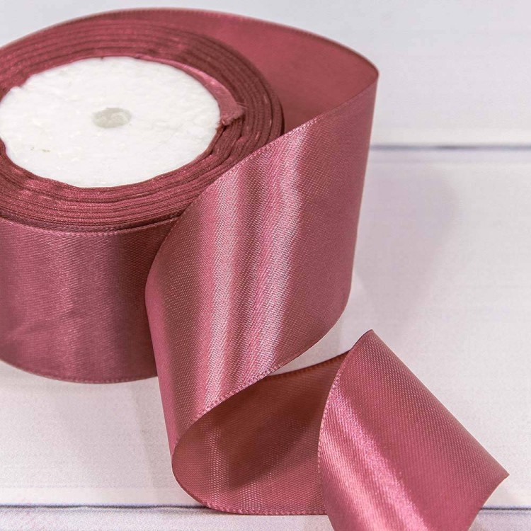 562-50/127 Лента Атласная Сатин 5см*25ярд Лиловый-127 1/4 1/160