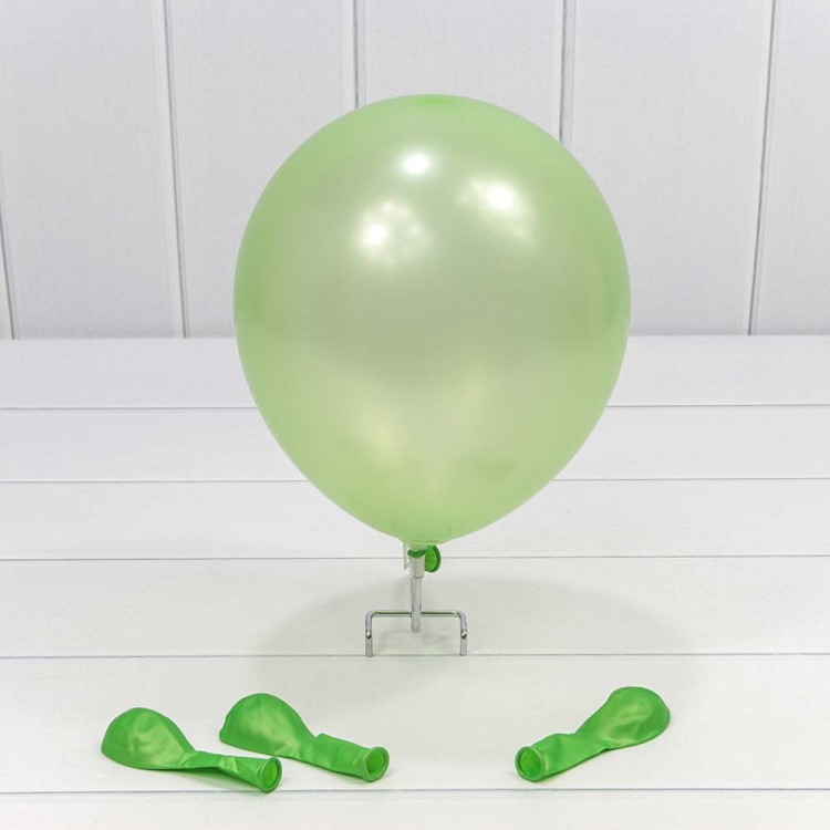 13100/4 Шарики воздушные из латекса "Перламутр" 7"/18см (100 шт.) 1,5г Салатовый 1/100