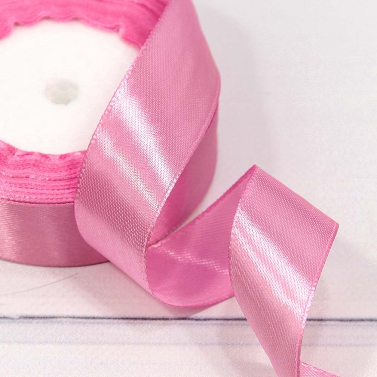 562-25/181 Лента Атласная Сатин 2,5см*25ярд Светлый розово-лиловый 1/5 1/120