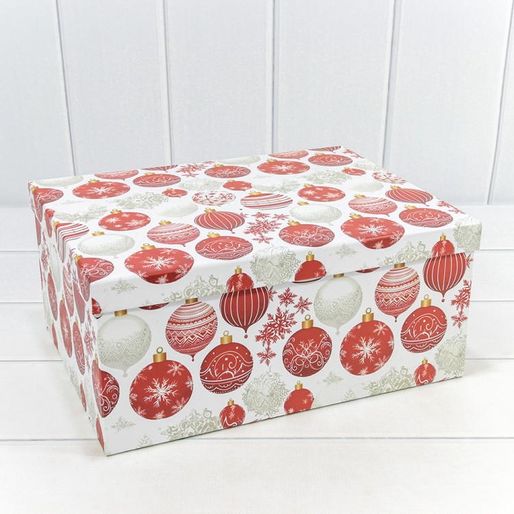 730604/2660 Коробки Прямоугольные Набор 1/10 34*26*15,3 "Новый год"-2660 1/6