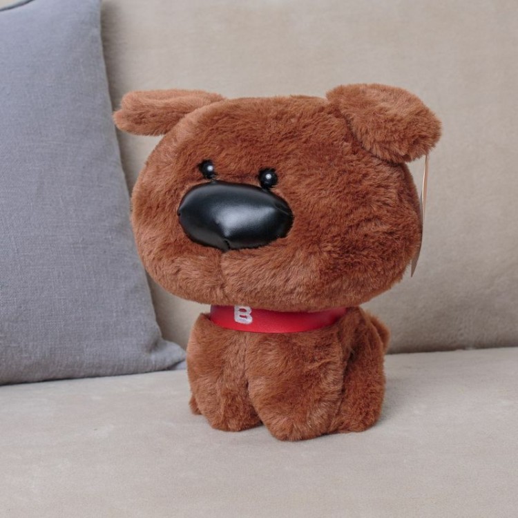 JX504017708BR Мягкая игрушка Собака размер 40см Коричневый