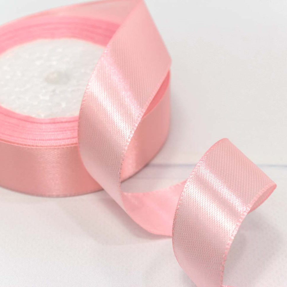 562-25/148 Лента Атласная Сатин 2,5см*25ярд Розовый-148 1/5 1/300  