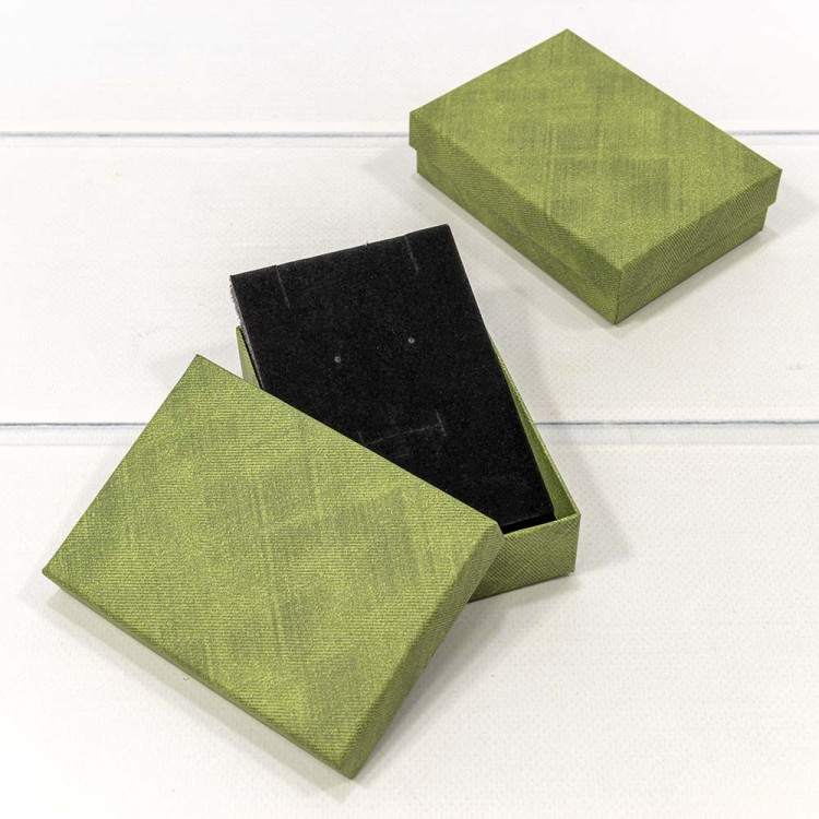 623811/1 Коробка Прямоугольная 11*8*3,4 Зелёный 1/12 1/360