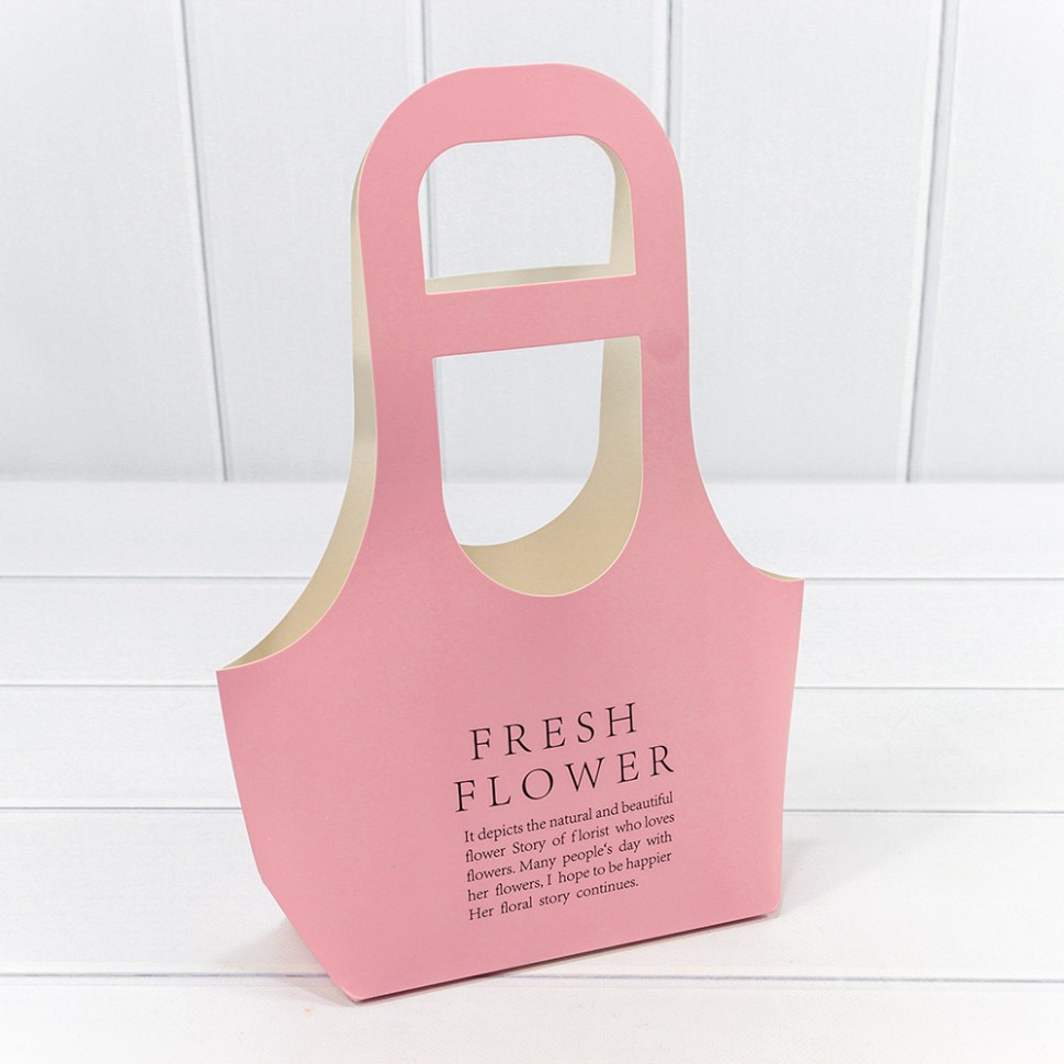 000178/26 Пакет подарочный "Fresh Flower" Розовый 17*32*7,5 300г 1/10 1/300 000178/26 Пакет подарочный "Fresh Flower" Розовый 17*32*7,5 300г 1/10 1/300