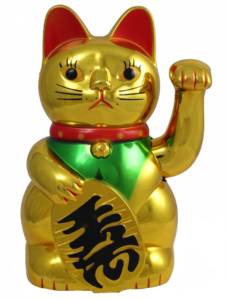 107134 Кот удачи 15*10*9,5 см