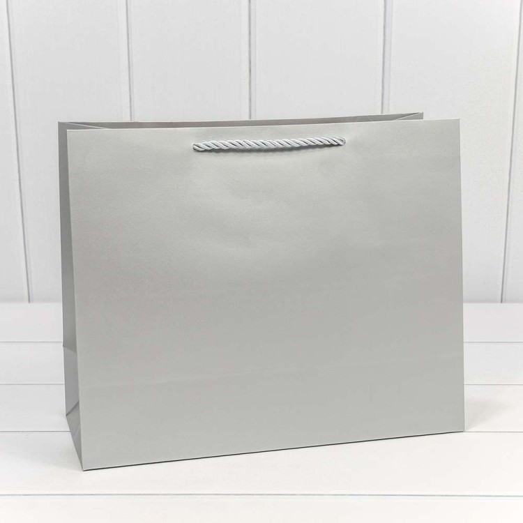 300480CA/3 Пакет подарочный "Фактура" Серебряный 32*26*13 210г 1/20 1/240