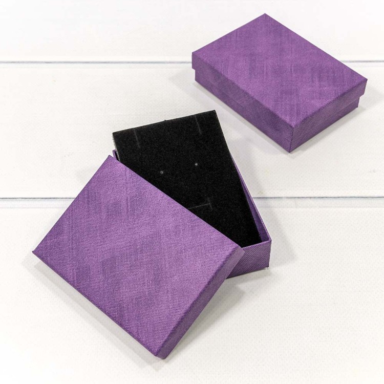 623811/3	Коробка Прямоугольная 11*8*3,4 Фиолетовый 1/12 1/360