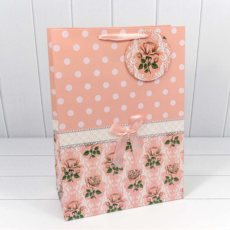 000145A Пакет подарочный 32*45*11 см 230 гр "Люкс" (микс) 1/20 1/120