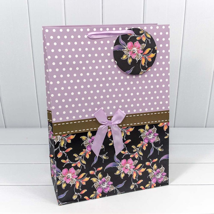 000145A Пакет подарочный 32*45*11 см 230 гр "Люкс" (микс) 1/20 1/120