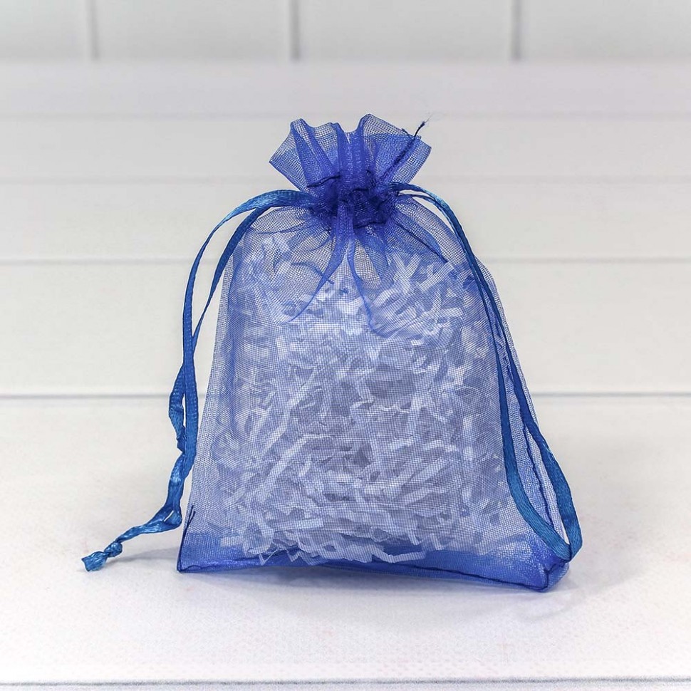 000801-2I Мешочки из органзы 9*12 см однотонные синий 1/100 1/5000 000801-2I Мешочки из органзы 9*12 см однотонные синий 1/100 1/5000