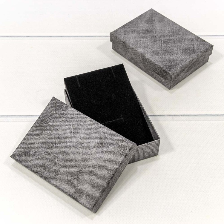 623811/9	Коробка Прямоугольная 11*8*3,4 Тёмно-серый 1/12 1/360