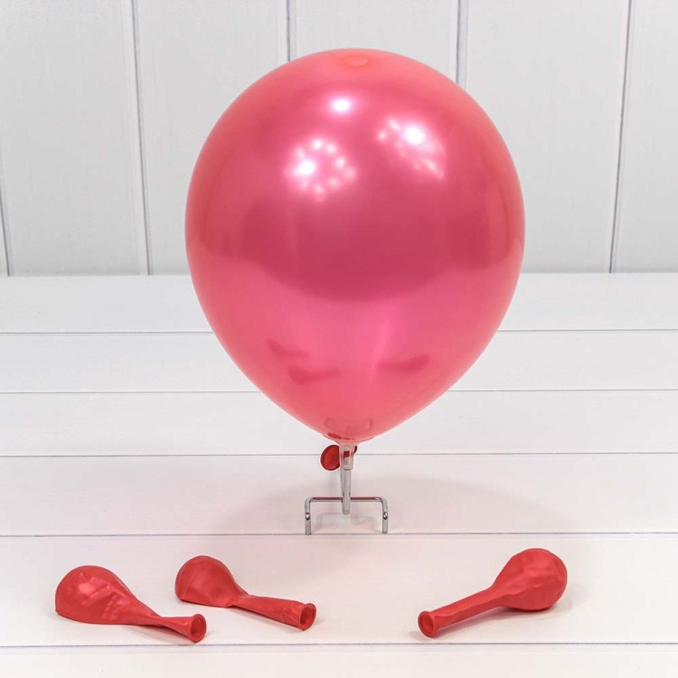 13100/11 Шарики воздушные из латекса "Перламутр" 7"/18см (100 шт.) 1,5г Красный 1/100