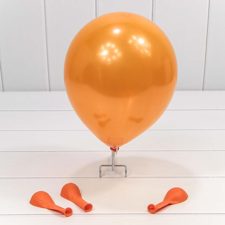 13100/13 Шарики воздушные из латекса "Перламутр" 7"/18см (100 шт.) 1,5г Оранжевый 1/100