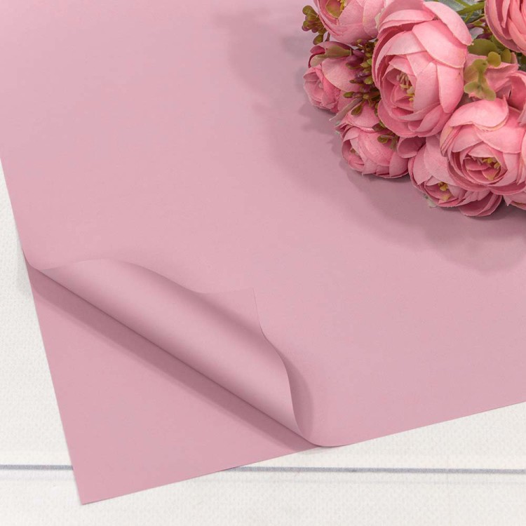 1698/2052 Плёнка в листах 60*60 (20 шт.) матовая "Корейская" 55мкм Сиреневый-2052 1/60