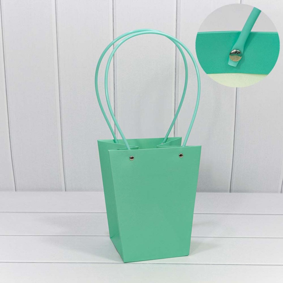 000171E/3 Сумка для цветов 20*17*12 см тиффани 1/10 1/120 000171E/3 Сумка для цветов 20*17*12 см тиффани 1/10 1/120