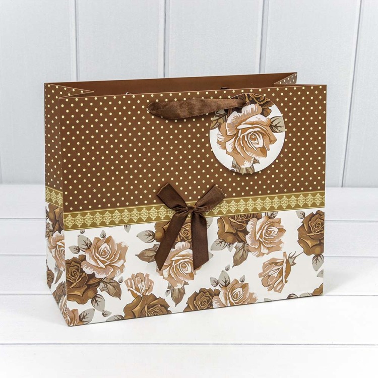 000145CA Пакет подарочный 32*26*11 см 230 гр "Люкс" (микс) 1/20 1/240