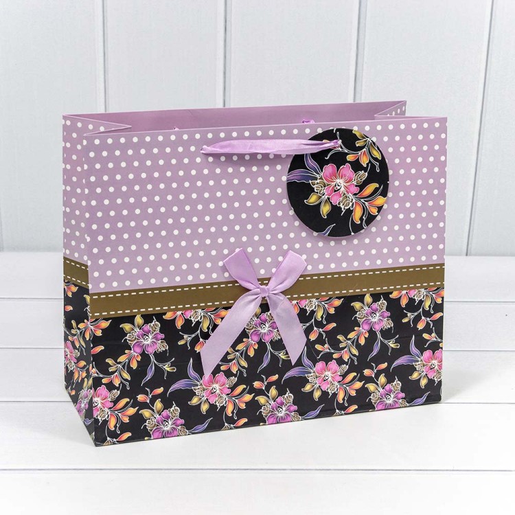 000145CA Пакет подарочный 32*26*11 см 230 гр "Люкс" (микс) 1/20 1/240